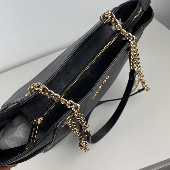 Michael Kors Black Leather Bag - Picture 4 of 5